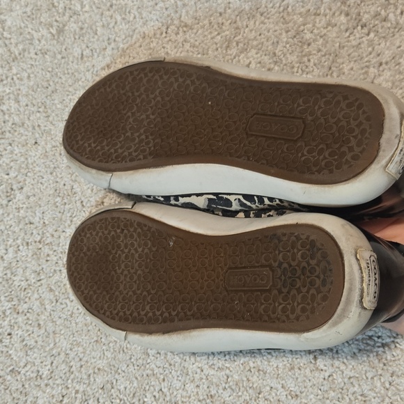 Coach Leopard Print Sneakers - Picture 4 of 5